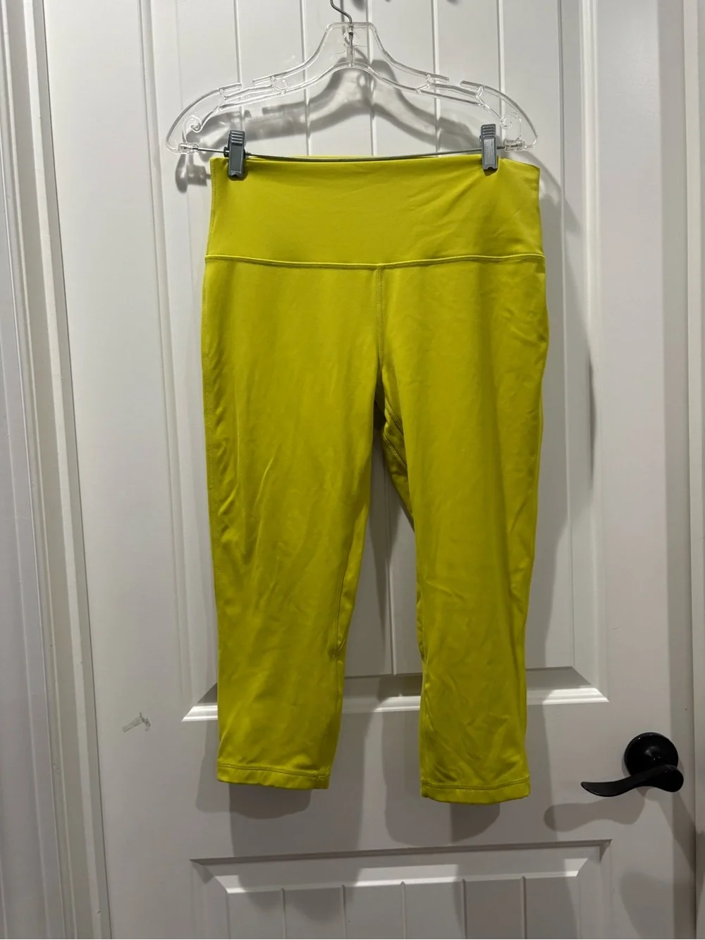 lululemon athletica Neon Yellow High-Rise Capri Leggings